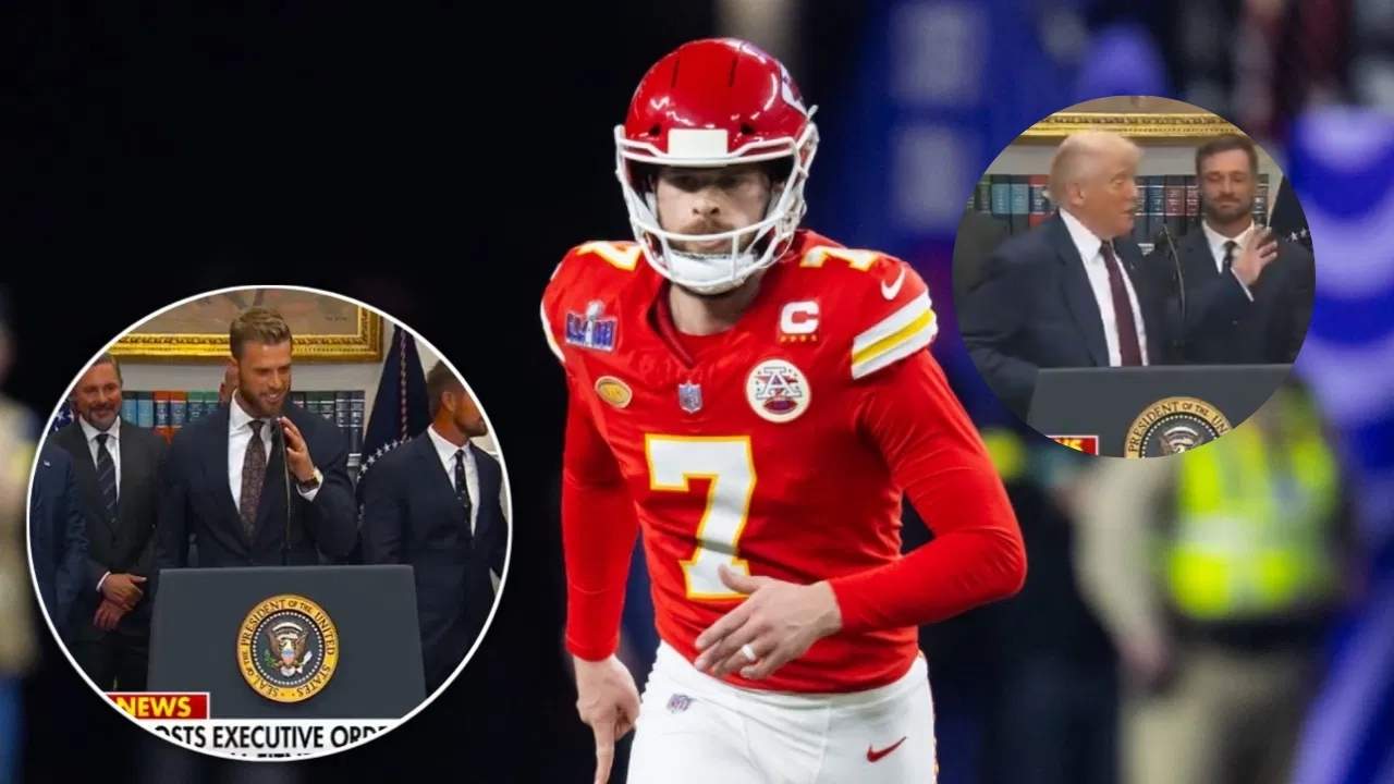 (Video) Donald Trump Couldn’t Help but Compliment Harrison Butker for His Looks at White House