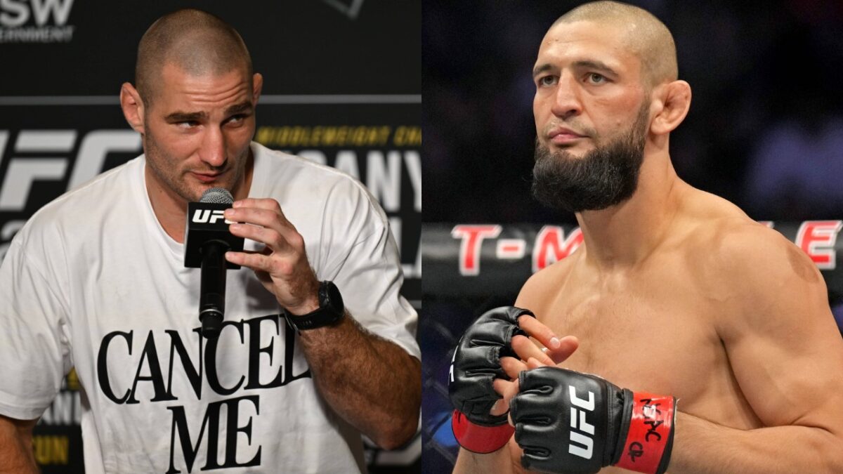 Khamzat Chimaev Ends US-Ban Rumors With Hollywood Visit Amidst Title Fight Rumors 1 Khamzat Chimaev mocks Sean Strickland