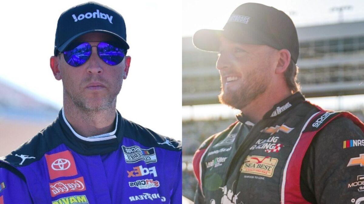 Ty Dillon Responds to Backlash over His Epic Denny Hamlin Jibe 1 Denny Hamlin and Ty Dillon