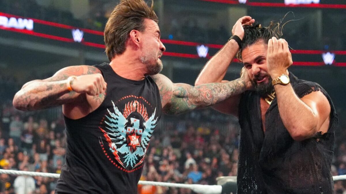 CM Punk and Seth Rollins