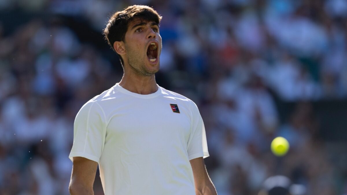 Jannik Sinner Reflects on the 'Positive Things' Learnt from his Painful Roland Garros Final Defeat to Carlos Alcaraz 1 Carlos Alcaraz (via X/Wimbledon)