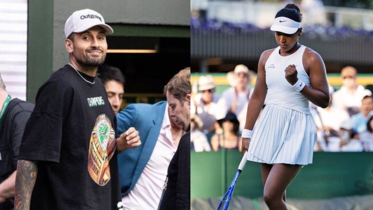 Naomi Osaka Explains Why Nick Kyrgios Was in Her Box During Her First Round Win at Wimbledon