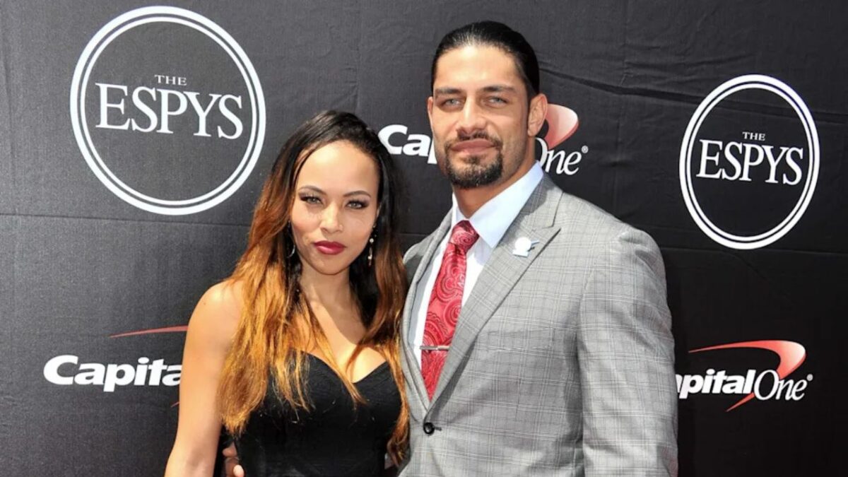Roman Reigns with his wife Galina Becker
