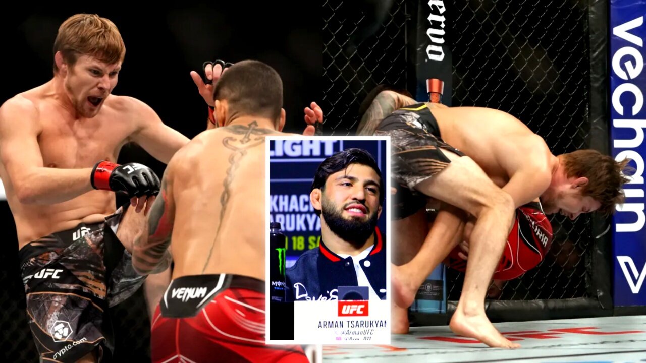After Seeing “Worst” UFC Featherweight Take Him Down, Arman Tsarukyan Ready to Easily Out-Wrestle Ilia Topuria