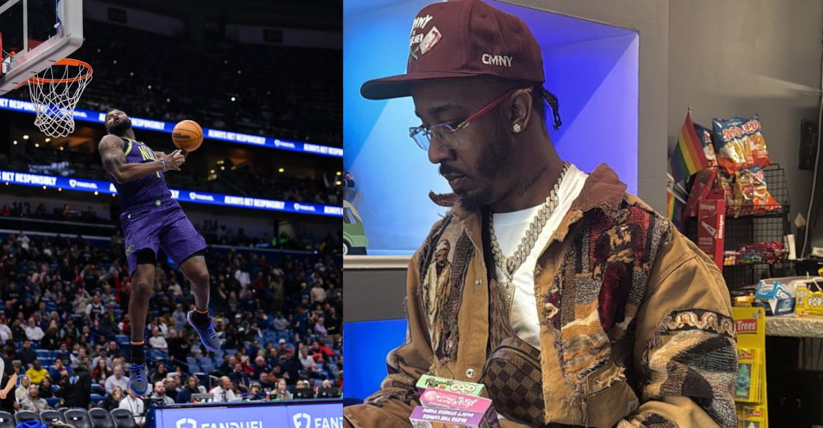 NBA Fans React as Benny The Butcher Makes Out of Pocket Zion Williamson-Moriah Mills Reference on Latest Single