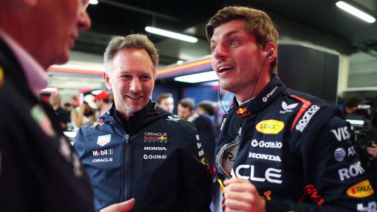"I Am Happy," Max Verstappen over the Moon with Shock Pole at British GP Amid Red Bull Exit Rumors 1 Christian Horner and Max Verstappen (via Red Bull)