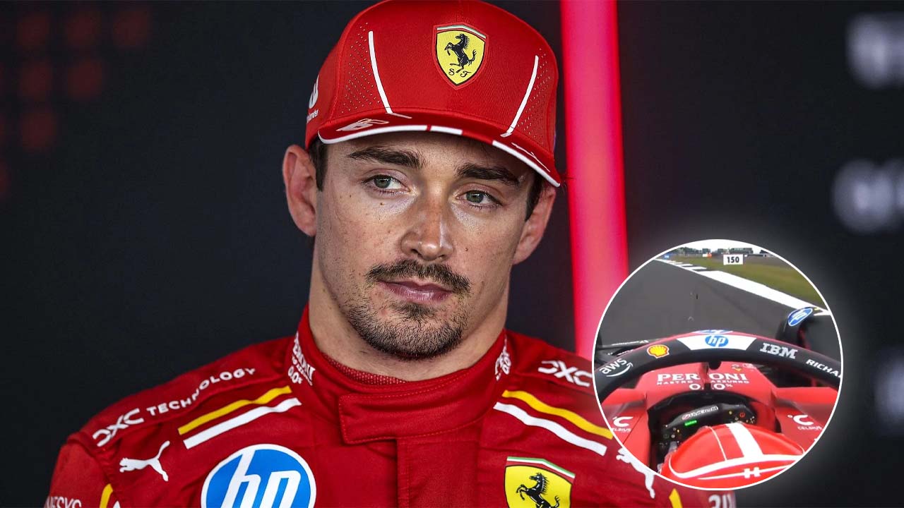 (Video) Charles Leclerc Roasts Himself in R-Rated Radio Rant After British GP Qualifying