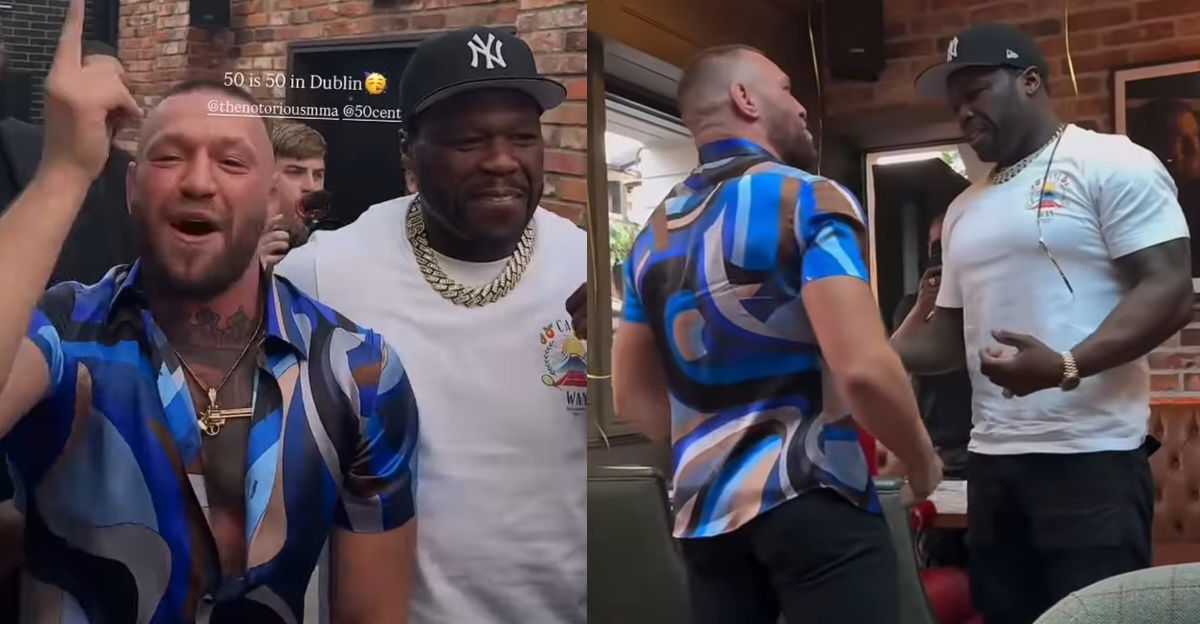 Fans Lose it Over Conor McGregor and 50 Cent Burying Hatchet from Floyd Mayweather Fight