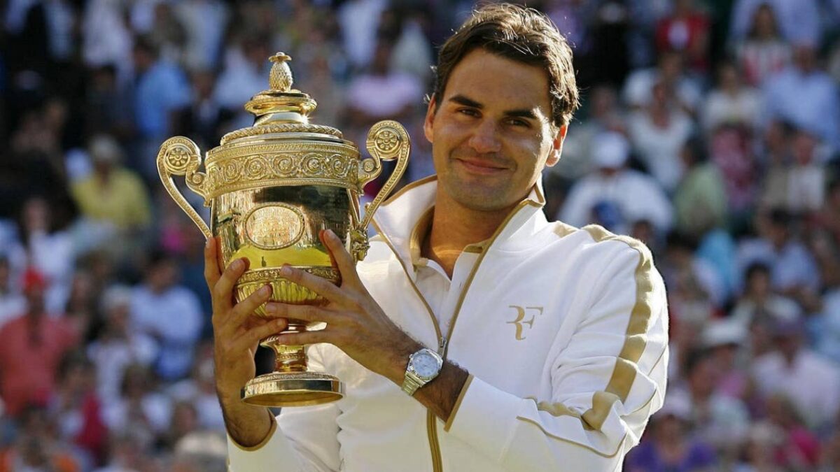 (Video) Roger Federer in Attendance to Watch Novak Djokovic Against Alex de Minaur at Wimbledon 1 Roger Federer Wimbledon