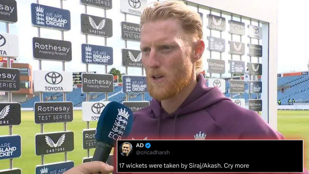 Ben Stokes Gets Bashed For Comparing Edgbaston Pitch to Subcontinent Conditions – “Cry More”