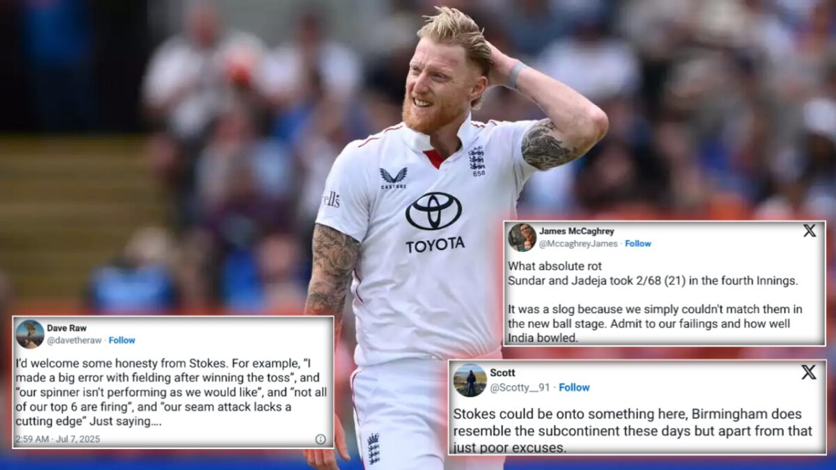 Ben Stokes fans slam