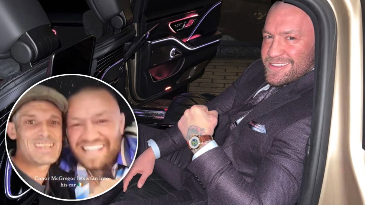 $200 Million Superstar Conor McGregor Hilariously Invites Fan into His Luxury Car