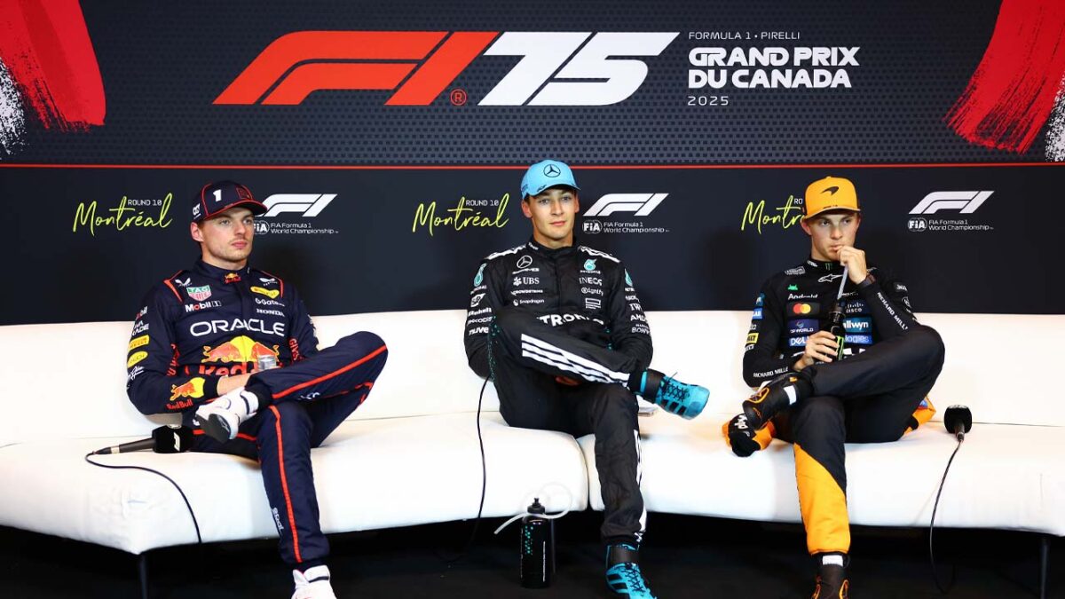 F1 Pundit Slams Oscar Piastri for 'Shocking' Max Verstappen over Erratic Braking at British GP 1 Max Verstappen, George Russell, and Oscar Piastri (via Red Bull)