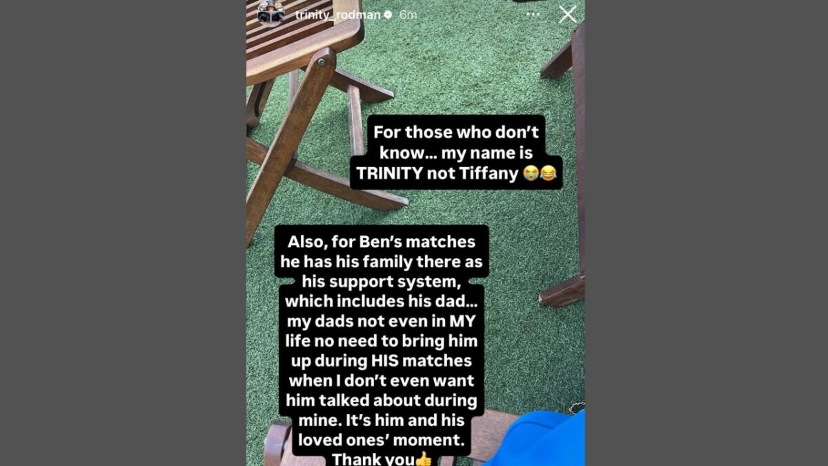 Trinity Rodman Criticizes Wimbledon for Highlighting Estranged Father Dennis Rodman 1 Trinity Rodmans Instagram