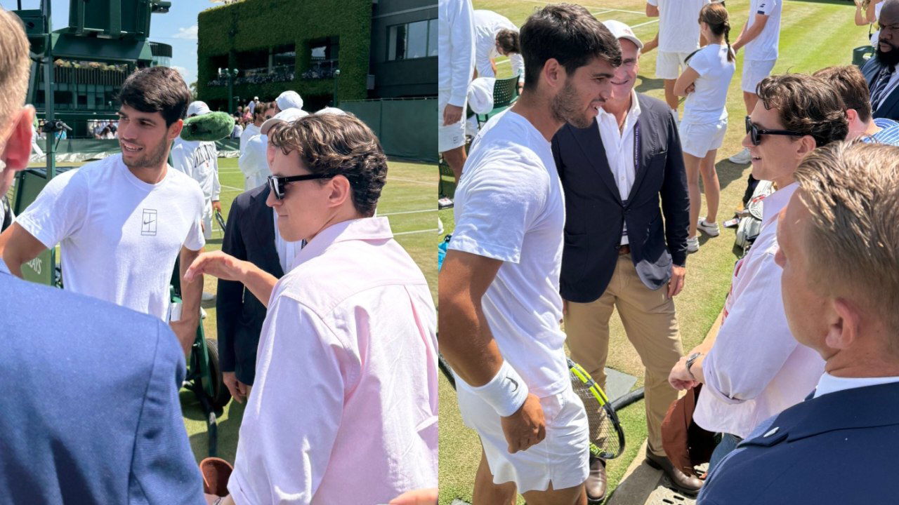 Carlos Alcaraz and Tom Holland Plan Golf Matchup at Wimbledon