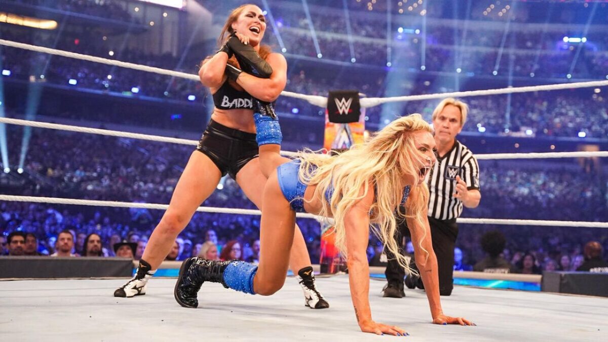 Charlotte Flair Underscores the 'Depressing' Reality of Women as Compared to Men in the Wrestling Industry 1 Ronda Rousey and Charlotte Flair