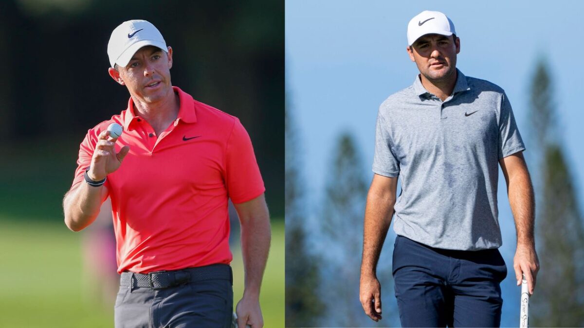 Rory McIlroy and Scottie Scheffler