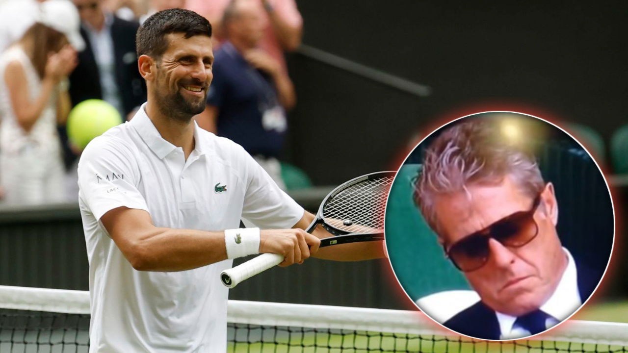(Video) Famous Actor Falls Asleep During Novak Djokovic’s Wimbledon Clash Against Flavio Cobolli