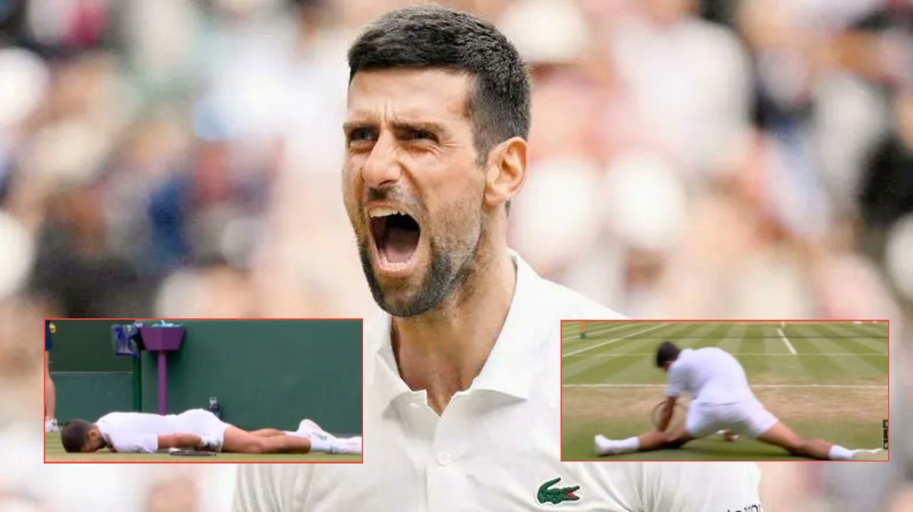 (Video) Novak Djokovic Takes a Nasty Tumble on Match Point Against Flavio Cobolli at Wimbledon