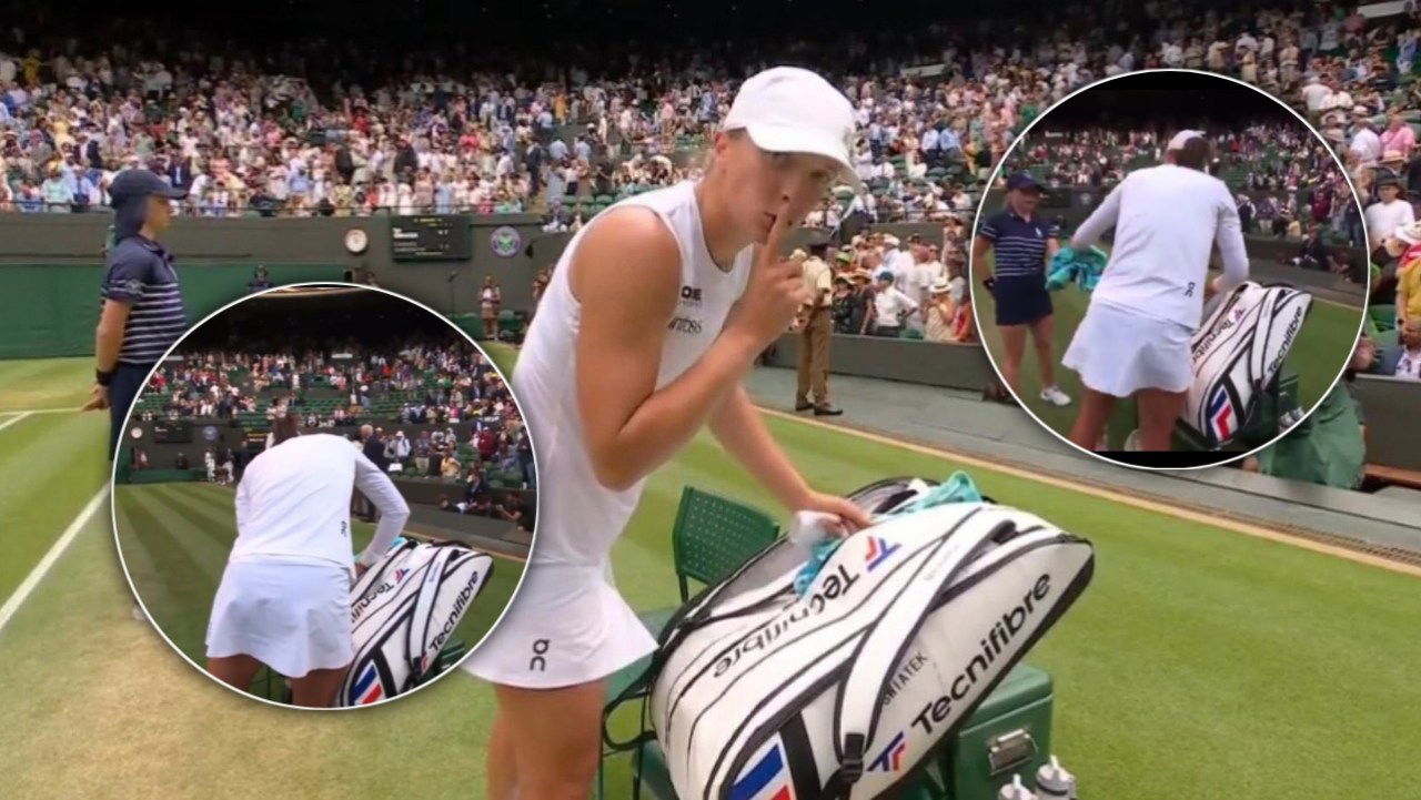 (In Pictures) Iga Swiatek Urges Ball Kids to Grab More Towels After Reaching the Wimbledon Semifinals