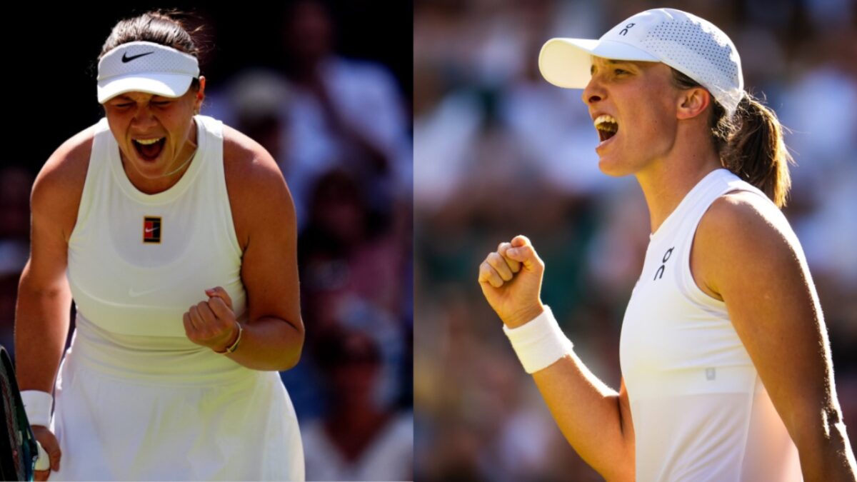 Martina Navratilova Impressed by Iga Swiatek's Clinical Performance in the Semi-Finals of Wimbledon 1 Amanda Anisimova, Iga Swiatek (2)