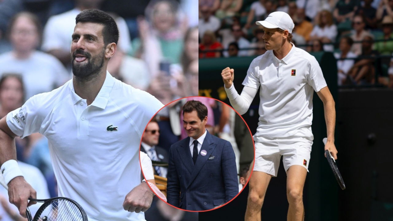 (Video) Roger Federer Gives Three-Word Prediction on the Highly-Anticipated Wimbledon Semifinal Between Jannik Sinner and Novak Djokovic