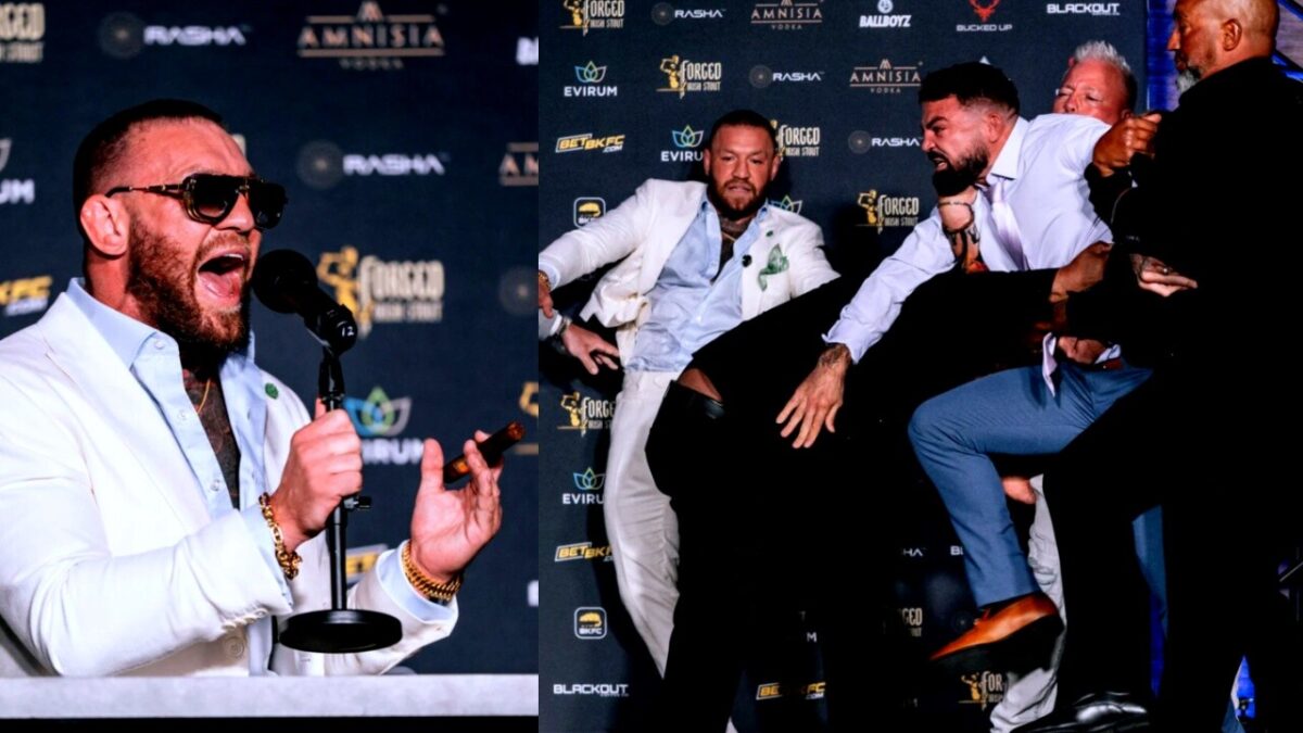 Bossman Conor McGregor Grants 'One' Wish to BKFC Crops That UFC Never Offered Him After Biggest-Ever Win 1 Conor McGregor cuts wickedly awkward promo at latest BKFC installment