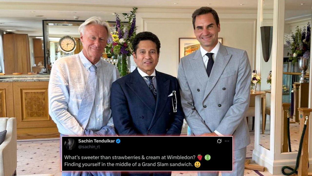 Sachin Tendulkar Shares Linkup ‘Sweeter Than Strawberries & Cream’ From Wimbledon