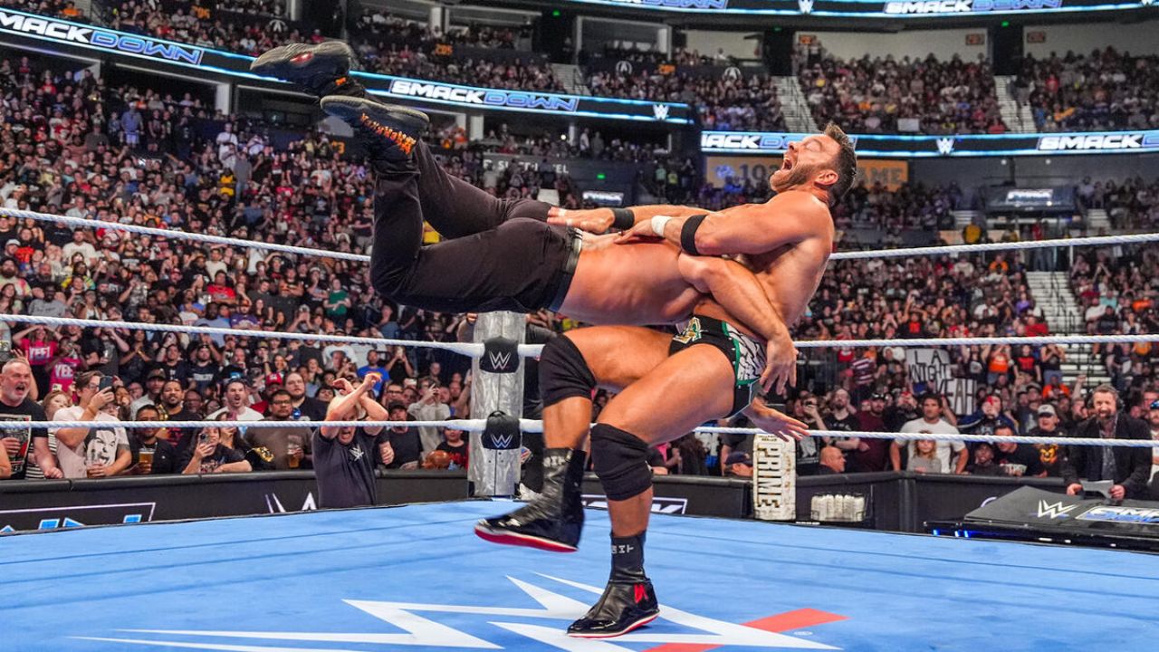 LA Knight gets destroyed after emerging victorious in the main event of SmackDown
