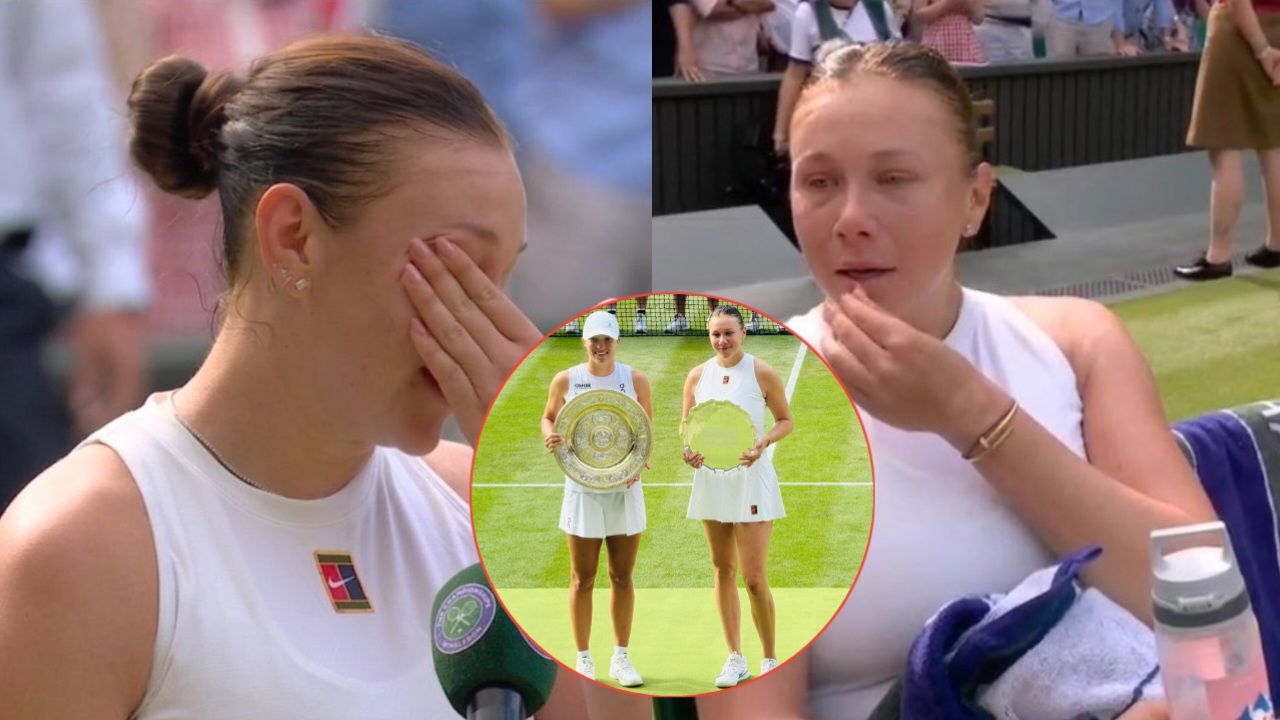 (In Images) Amanda Anisimova in Tears After Losing a Lopsided Wimbledon Final Against Iga Swiatek