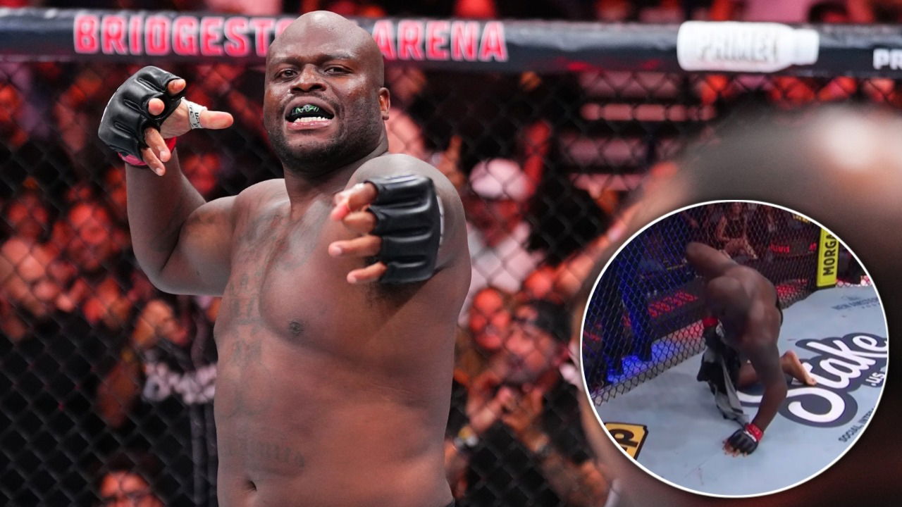 Derrick Lewis Removes Shorts and Emotes ‘Pissing Dog’ Celebration after Controversial Stoppage