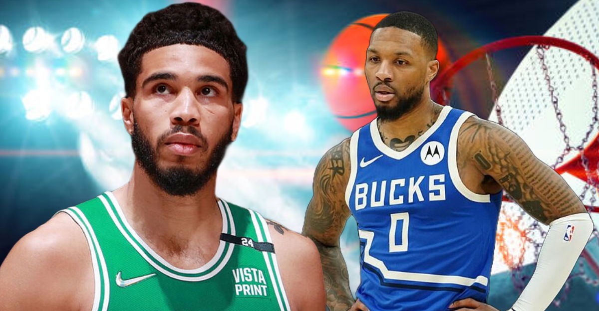 Reports: Jayson Tatum Recruits Damian Lillard To Celtics Amid Their Achilles Recovery