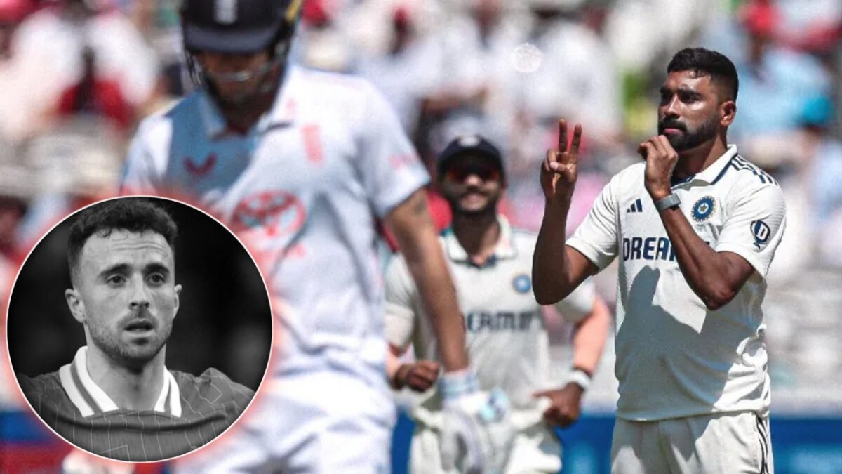 (Video) ‘Furious’ Mohammed Siraj Gives it Back to English Batters Following Ollie Pope, Ben Duckett’s Dismissal 1 Mohammed Siraj tribute Diogo Jota