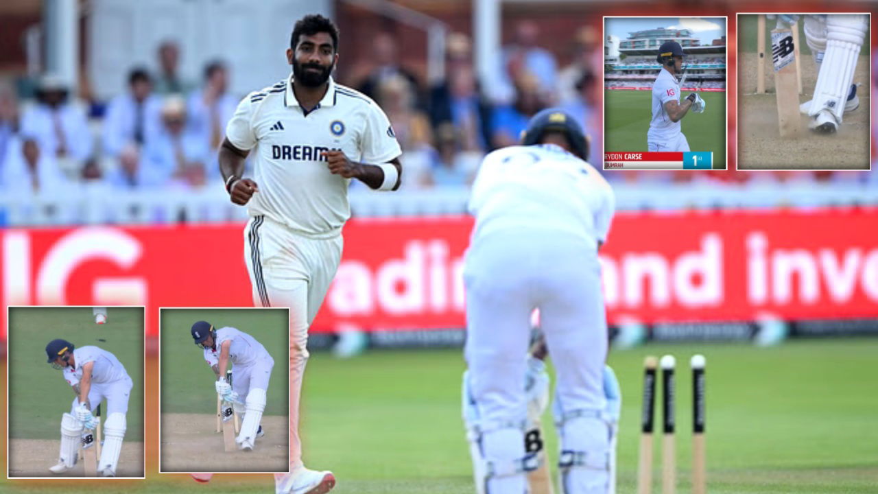 (Video) Jasprit Bumrah’s Toe-Crushing Yorker Leaves Brydon Carse Stunned as India Close in on Famous Win at Lord’s