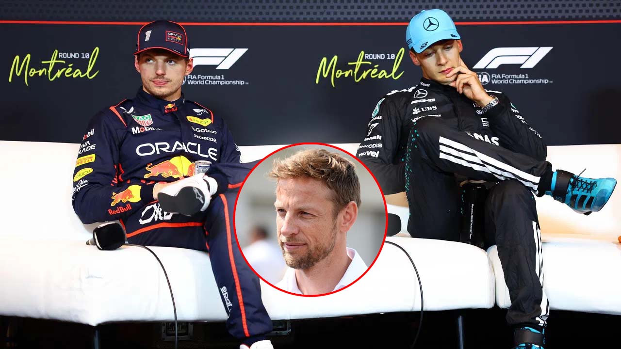 Jenson Button Asserts Max Verstappen Could Force George Russell out of Mercedes