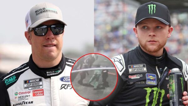 Brad Keselowski (via Getty), Ty Gibbs (via Motorsports Wire), RFK crew's fight with JGR crew at Sonoma (via RFK/X)