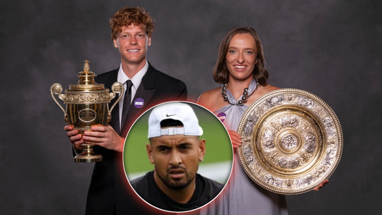 Nick Kyrgios Posts Cryptic Tweet Following Wimbledon Title Wins for Jannik Sinner and Iga Swiatek