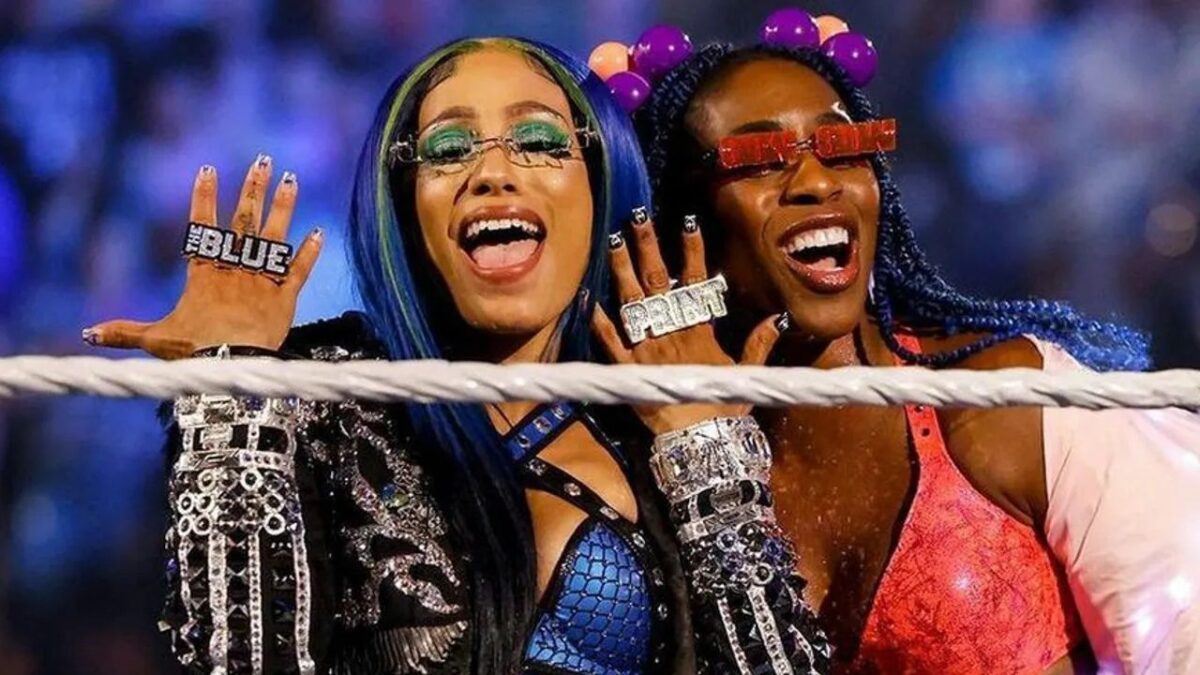 Mercedes Mone and Naomi