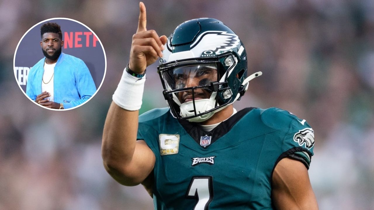 Emmanuel Acho Loses His Mind Over Super Bowl Champion Jalen Hurts Being Ranked as 9th Best Quarterback in NFL