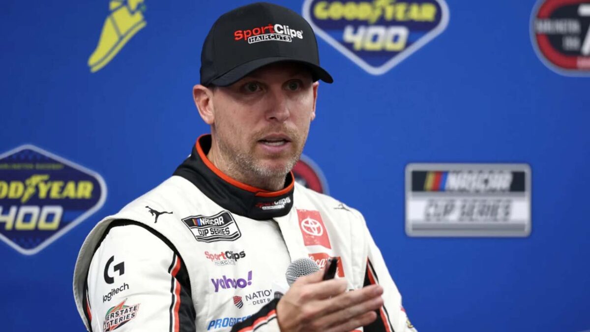 NASCAR Insider Gives 23XI Racing Huge Tyler Reddick Warning After Losing the Cup Charters 1 Denny Hamlin (via Getty)