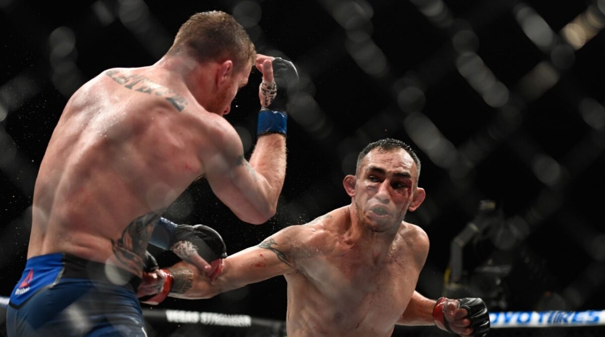 Jon Jones vs. Tony Ferguson? UFC Legend Recalls Short-Notice Wrestling Match Against 'GOAT' in College 1 Tony Ferguson infamous fight with Justin Gaethje