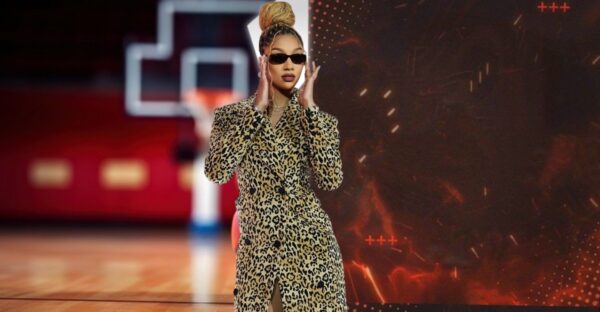 Angel Reese’s All-Star Orange Carpet Fit Stuns Fans: “Has a Beyonce Vibe”