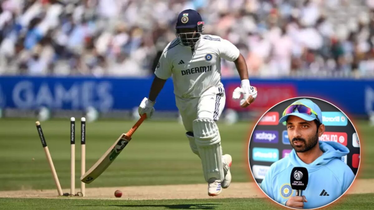 Ajinkya Rahane Rishabh Pant runout