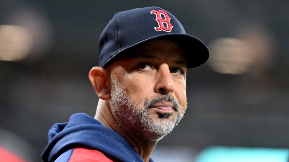 Alex Cora was at the Coldplay concert in Boston