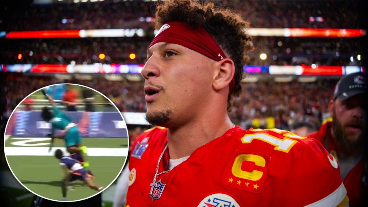 (Video) Patrick Mahomes Stunned by Jaw-Dropping Catch from High School Sophomore at Flag Football Game