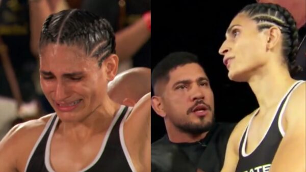 (Video) Alex Pereira and Sister Aline Have an Emotional Moment after Karate Combat Win