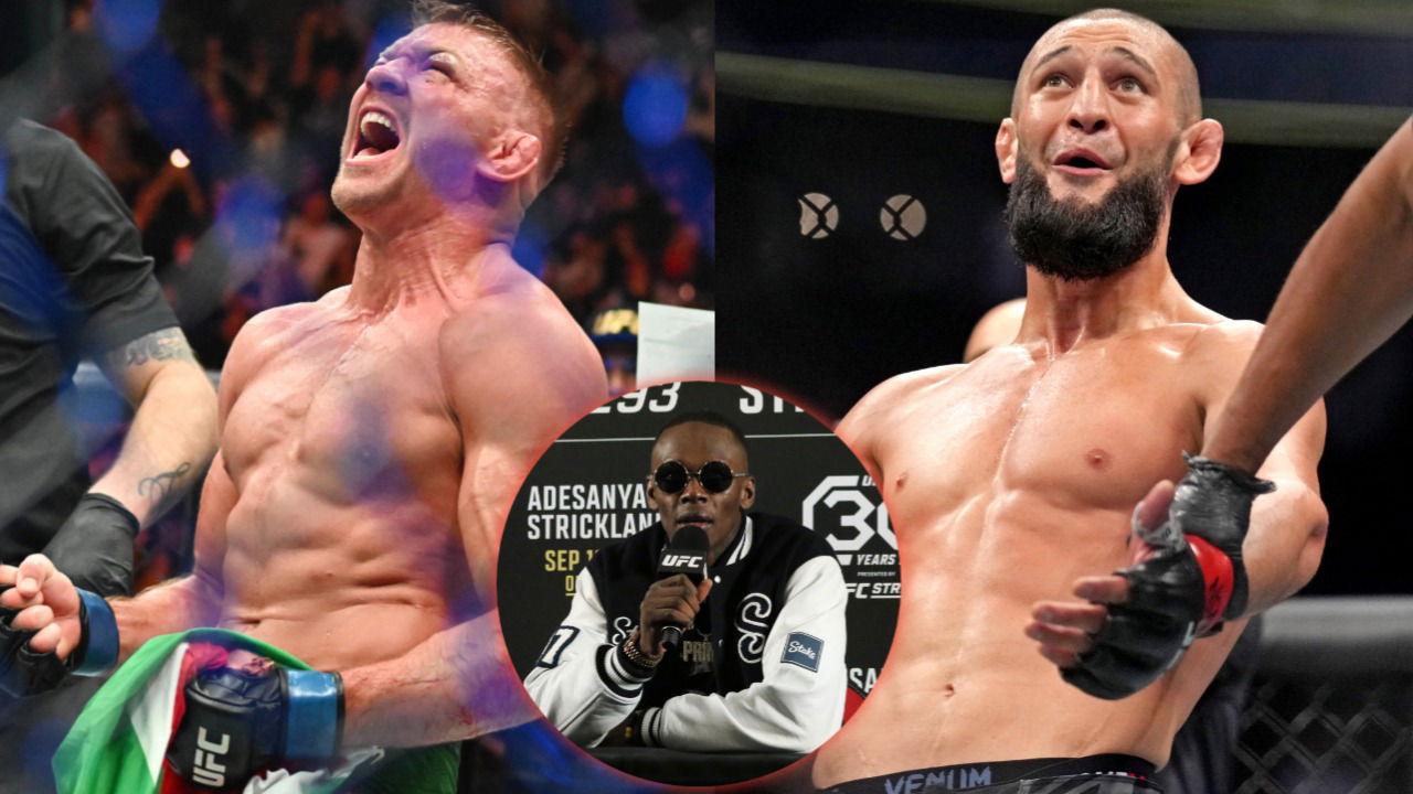 Israel Adesanya Foresees Brutal Ending for Khamzat Chimaev vs Dricus Du Plessis: “Chaotic Good vs. Chaotic Evil”