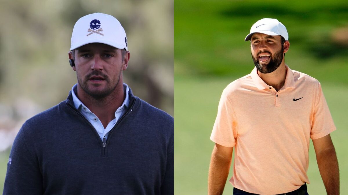 Scottie Scheffler Downplays 'Silly' Comparison with GOAT Tiger Woods Following 4th Major Championship Win 1 Bryson DeChambeau and Scottie Scheffler