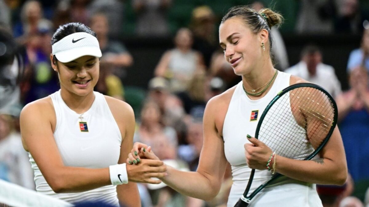 Emma Raducanu, Aryna Sabalenka