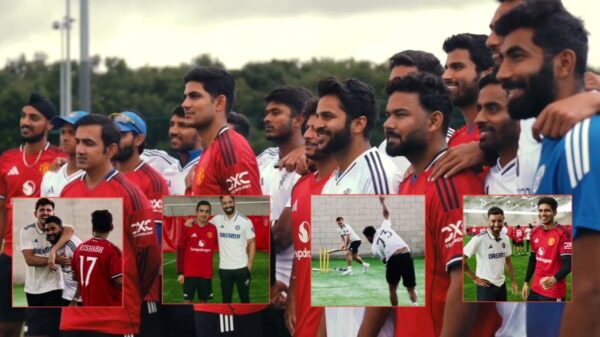 Manchester United and Team India crossover